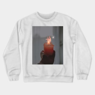 little light becomes fire Crewneck Sweatshirt